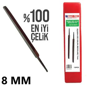 Bay-Tec Kalın 8 mm Üçgen Eğe