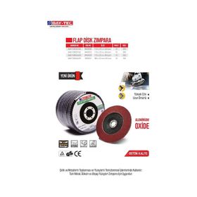 Bay-Tec MK0210 Flap 115 mm 60 Kum Disk Zımpara