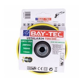 Bay-Tec MK0226 115 mm Tabanı Cırtlı Disk Zımpara
