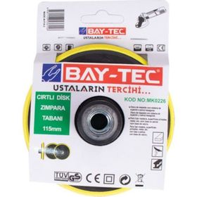 Bay-Tec MK0226 115 mm Tabanı Cırtlı Disk Zımpara