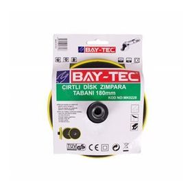 Bay-Tec MK0228 180 mm Tabanı Cırtlı Disk Zımpara