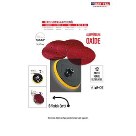 Bay-Tec MK0230 115 mm 6 Yedekli Cırtlı Zımpara