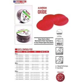 Bay-Tec MK0244 10'lu 115 mm 100 Kum Cırtlı Zımpara Pedi