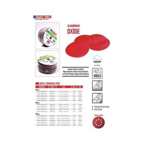 Bay-Tec MK0244 10'lu 115 mm 100 Kum Cırtlı Zımpara Pedi