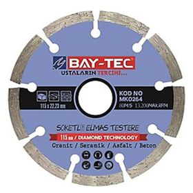 Bay-Tec MK0265 180 mm Soketli Elmas Testere