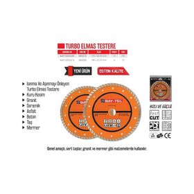 Bay-Tec MK0270 115 mm Turbo Elmas Testere