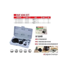 Bay-Tec MK02908 Siyah 8 Parça Pcs Buat Seti