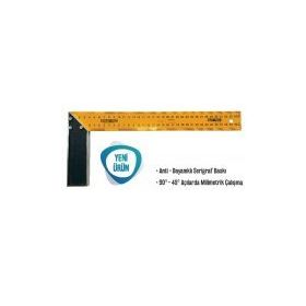 Bay-Tec MK0392 350 mm Sarı Gönye