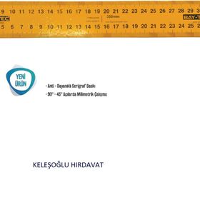 Bay-Tec MK0395 600 mm Sarı Gönye