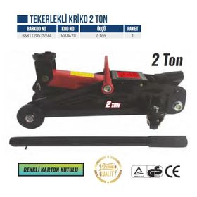 Bay-Tec MK0470 Hidrolik Arabalı Tekerlekli Kriko