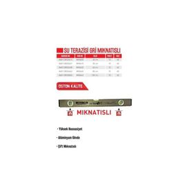 Bay-Tec MK0610 Gri 50 cm Mıknatıslı Su Terazisi