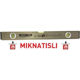 Bay-Tec MK0610 Gri 50 cm Mıknatıslı Su Terazisi