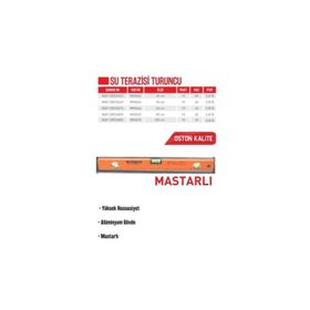 Bay-Tec MK0666 60 cm Turuncu Mastarlı Su Terazisi