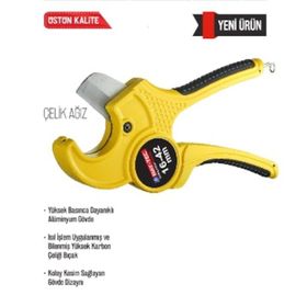 Bay-Tec MK0695 Sarı 42 mm Pvc Boru Kesme Makası