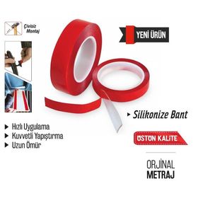 Bay-Tec MK0813 24 mmx2 m Çift Taraflı Akrilik Bant