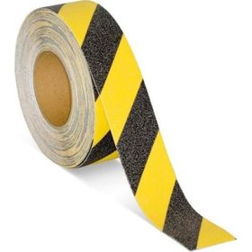 Bay-Tec MK0843 Sarı Siyah 50 mm 15 mt Kaydırmaz Zemin Bandı