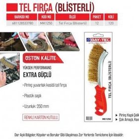 Bay-Tec MK1250 Blisterli Tel Fırça