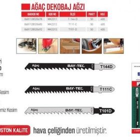 Bay-Tec MK2311 T144D 5'li Ağaç Dekupaj Ağzı