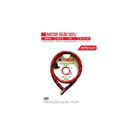 Bay-Tec MK2476 150 cm Kırmızı Yaylı Motor Kilidi