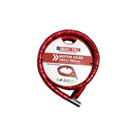 Bay-Tec MK2476 150 cm Kırmızı Yaylı Motor Kilidi