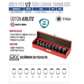 Bay-Tec MK2710 3/8 Uzun Lokma Takımı
