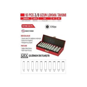 Bay-Tec MK2710 3/8 Uzun Lokma Takımı