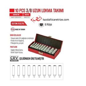 Bay-Tec MK2710 3/8 Uzun Lokma Takımı