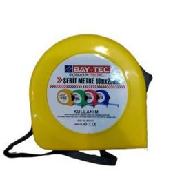 Bay-Tec MK4137 10 m x25 mm Mavi Krom Şerit Metre