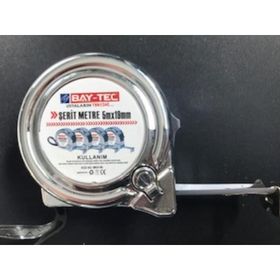 Bay-Tec Mk4146 5 mt 19 mm Krom Şerit Metre