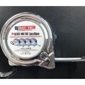 Bay-Tec Mk4146 5 mt 19 mm Krom Şerit Metre