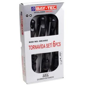 Bay-Tec MK4492 6 Parça Tornavida Seti