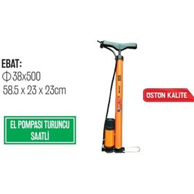 Bay-Tec MK4830 Turuncu Saatli El Pompası