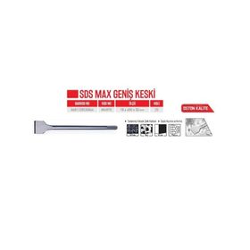 Bay-Tec MU0870 18x400x50 mm Sds Max Geniş Keski