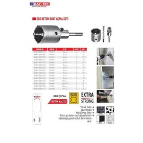 Bay-Tec MU0885 Sds 125 mm Beton Buat Açma Seti