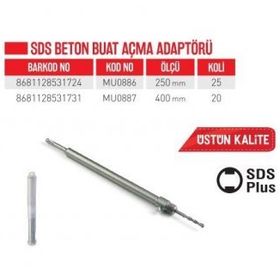 Bay-Tec MU0887 400 mm Sds Beton Buat Açma Adaptörü