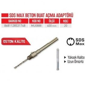 Bay-Tec MU0888 400 mm Sds Max Beton Buat Açma Adaptörü