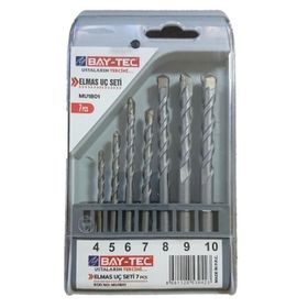 Bay-Tec MU1801 7 Parça Elmas Matkap Uç Seti