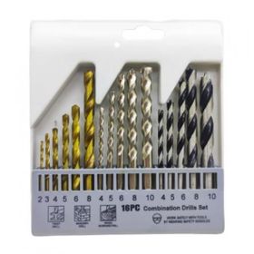 Bay-Tec MU1804 16 Parça Beton Metal Ahşap Matkap Uç Seti Takımı