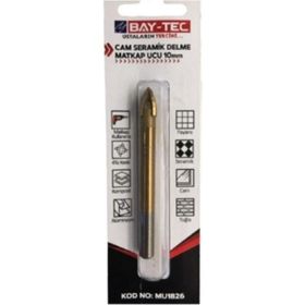 Bay-Tec MU1826 10 mm Cam Seramik Delme Matkap Ucu