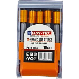 Bay-Tec MU2040 Mıknatıs Uçlu PH2x65 mm Bits Ucu