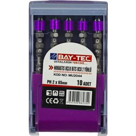 Bay-Tec MU2044 Mıknatıs Uçlu PH2x65 mm Bits Ucu