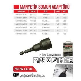Bay-Tec MU2180 10x45 mm Manyetik Somun Adaptörü