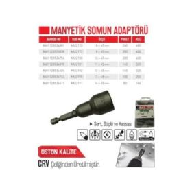 Bay-Tec MU2180 10x45 mm Manyetik Somun Adaptörü