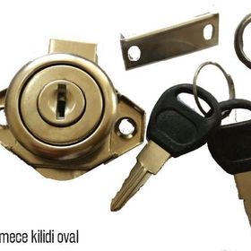 Bay-Tec Oval Çekmece Kilidi