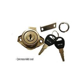 Bay-Tec Oval Çekmece Kilidi