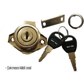 Bay-Tec Oval Çekmece Kilidi