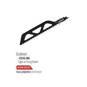 Bay-Tec S1243HM Tuğla ve Ytong Tilki Kuyruğu
