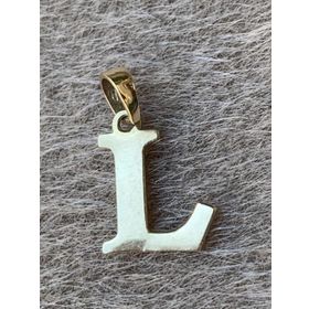 Bayar Gold 14 Ayar Altın 2 Boyutlu L Harfli Kolye Ucu