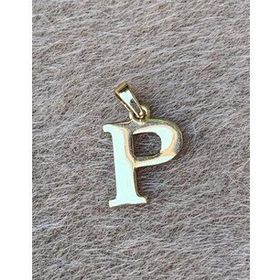 Bayar Gold 14 Ayar Altın 2 Boyutlu P Harfli Kolye Ucu