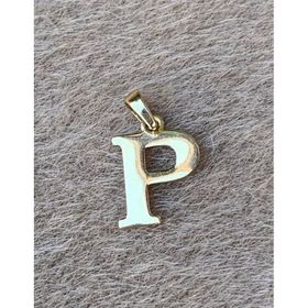 Bayar Gold 14 Ayar Altın 2 Boyutlu P Harfli Kolye Ucu
